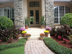 Inviting Pathway of Paved Landscaping